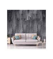 Dreamwall 3D Çizgili Neon Işık Desenli Isı Ve Ses Yalıtımlı Sağlıklı Tekstil Duvar Kağıdı (Siyah)