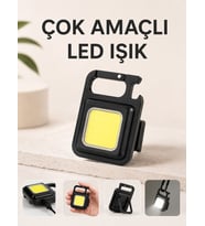 Kamp Işığı Çok Fonksiyonlu Taşınabilir Anahtarlık Kapak Açma Manyetik Özelliği