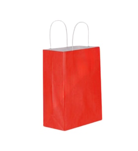 Burgu Saplı Bayrak Kırmızı  Çanta 25x31x12cm 250 ADET