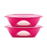 TUPPERWARE TUTKU SERVİS KABI 2,5 L PEMBE 2Lİ