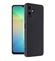 Samsung Galaxy A06 Kılıf Aras Deri Kapak - Siyah