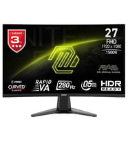MSI 27 VA MAG 276CXF 0.5MS 280HZ HDMI-DP KAVISLI GAMING MONİTÖR 1920X1080