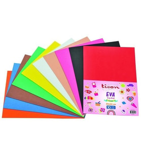 Ticon 10'Lu 2Mm 20 X 30Cm Yapışkanlı Eva
