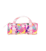 Kaukko Travel Double Stripe Kalem Çantası Pink K2595