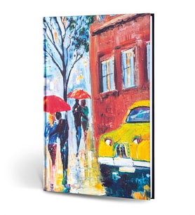 Creamona Nice Dokulu Mini Defter Çizgili (Yağmur)