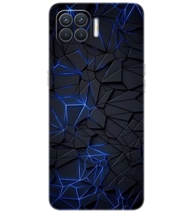 Oppo Reno 4 Lite (KLH2125) Uyumlu Kılıf Desen Baskılı Silikon Karmaşık Design STK:1874