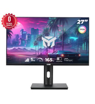 27 CUBE PA-27V165F VA 1MS 165HZ 2XHDMI 2XDP 2K QHD 2560X1440 FREESYNC YUKSEKLIK AYARI VESA PIVOT RGB SIYAH SIFIR OLU PIX