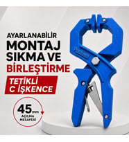 AYARLANABİLİR MONTAJ SIKMA VE BİRLEŞTİRME TETİKLİ C İŞKENCE