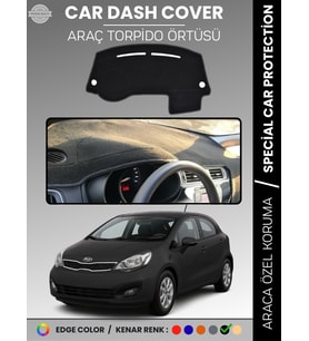 KİA RİO (2012-2018) Torpido Örtüsü Ön Panel Torpido Koruma Tam Uyum Araca Özel Kaymaz Kolay Montaj