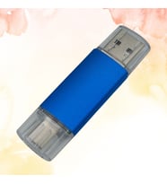 KİŞİYE ÖZEL İSİM BASKILI PLASTİK KUTULU TYPE-C OTG BELLEK 3.0 32GB (Lacivert)