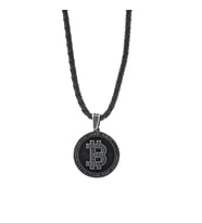 Bitcoın  925 Ayar Gümüş Erkek Kolye