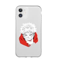 Iphone 11 Uyumlu İtadori Tasarımlı Şeffaf Telefon Kılıfı
