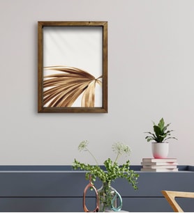 BK Gift Otel Odası Konseptli Doğal Masif Ahşap Çerçeveli Tablo 45x65cm-117