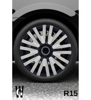 Chevrolet Evanda 15 İnç Jant Kapağı (4 ADET) Siyah Gri C108