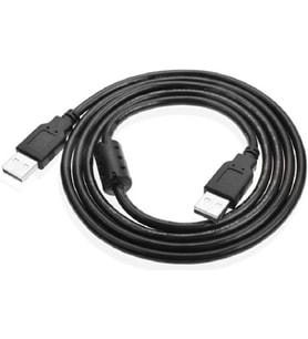 4852 1 Metre İki Ucu Erkek Usb Uzatma Kablosu 1 Metre Uzatıcı İki Ucu Erkek Parazit önleyici filtre 12Mbps ileetişim hızı 2xAWG24 2xAWG28