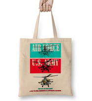 Flying Military Helicopter Army Bez Çanta Uzun Saplı
