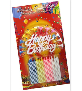 Northcity 12 Adet Rengarenk Happy Birthday Doğum Günü Mumu - Parti Süsleme