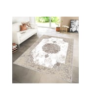 Rovigo Home Dijital Baskı Yıkanabilir Kaymaz Taban Salon Halısı RVG1204 80x150 cm (Bej)