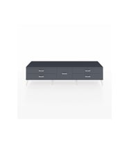 Hyperion TV Ünitesi 5 Çekmeceli  220x44x51 Antrasit-Aytaşı/Antrasit
