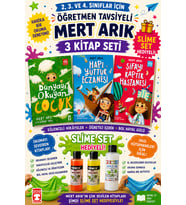 TİMAŞ Mert Arık 2,3. ve 4.Sınıflar İçin Öğretmen Tavsiyeli Harika 3 Kitap - (SLİME SET HEDİYELİ)