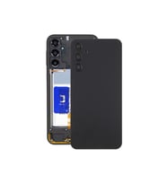Samsung A24 4G Arka Kapak - Arka Pil Batarya Kapağı Kamera Lensli - SM-A245 Uyumlu (Siyah)