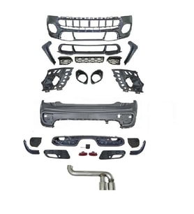 Mini Cooper F55 4D 2014+ Uyumlu Body Kit (Standart)