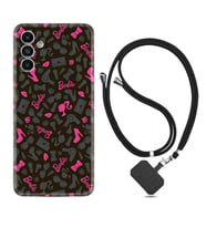 Samsung A23 A31 A32 A50 A51 A52 A53 A70 Kılıf Boyun Askılı Silikon Barbie and Shoes 1413