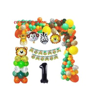 Çıtıpıtıstore Safari 1 Yaş Lüks Doğum Günü Balon Seti