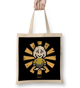 Asriel Retro Japanese Undertale Bez Çanta Uzun Saplı