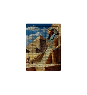 Ghostbastır Design Mısır Piramitler 99 Parça Ayaklı Puzzle – Dekoratif Çocuk Yapbozu 005