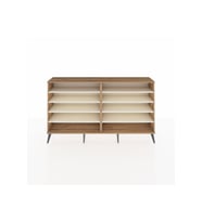 Arges Konsol 8 Raflı  176x30x99 Çam-Çam/Aytaşı