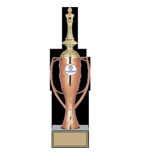 ODAK KUPA - Figürlü Kupalar - Satranç Figürlü Kupalar FG-025 C - 34 cm