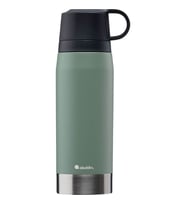 Aladdin CityPark Thermavac Çift Bardaklı Çelik Termos 1.1LT Yeşil