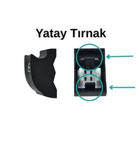 Renault Megane 3, Fluence 3, Latitude için Cam Düğme Kapağı Sol Ön (2 Adet)