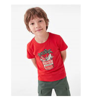Koton Baskılı Kırmızı Erkek Çocuk T-Shirt 6Skb10645Tk