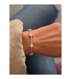 Yıldız Su Yolu Vip Silver Renkli Çelik Bileklik (Gold)