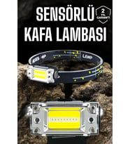 Kafa Lambası Led Fener Pratik Taşınabilir Ayarlanabilir Usb Şarjlı