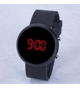 SaaTTino Unisex Tuşlu Led Kadın Kol Saati Silikon Bileklik ST-303958