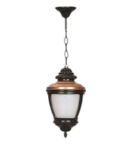 AVONNI BFE-68011-BSY-OP Kahverengi/Siyah Boyalı Dış Mekan Aydınlatma E27 Aluminyum Polikarbon Cam 26cm