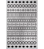 Eliana Home Baskılı, Yıkanabilir Kaymaz Taban Salon Halısı LNA1603 100x150 cm (Gri)