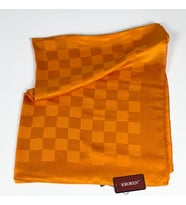 Kroren Krep Jakarlı Dama Desen Şal - 70 x 190 - 7379