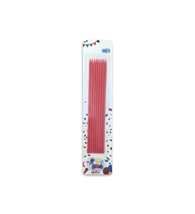18 Cm Kırmızı Mum 7'li M587