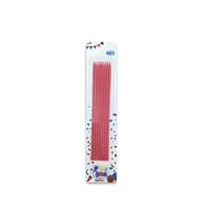 18 Cm Kırmızı Mum 7'li M587