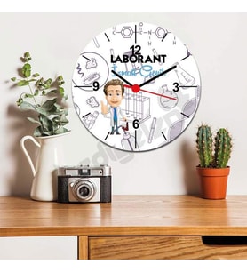 Laborant Duvar Saati