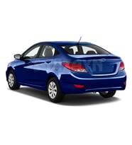 Hyundai Accent Blue Krom Bagaj Alt Çıta 2011-2017