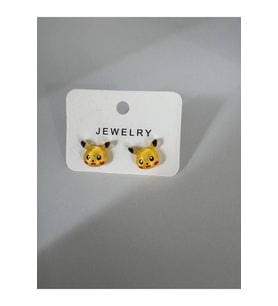 Pikachu Figürlü Küpe – Sevimli, Renkli ve Eğlenceli Tasarım