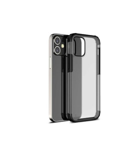 Apple iPhone 12 Uyumlu Kılıf Zore Volks Kapak (Siyah)