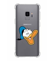 Samsung Galaxy S9  Köşe Korumalı Antişok Kapak Donald Duck Tasarımlı Şeffaf  Kılıf