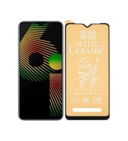 Oppo Realme 5i ve 6i Uyumlu Ekran Koruyucu Cam Mat Seramic 9d Full Kap
