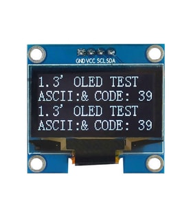 1.3 inch I2C Mavi Oled Lcd Modül SSH1106 DC 3.3V 5V 128x64 Pixel Grafik Lcd Display Ekran